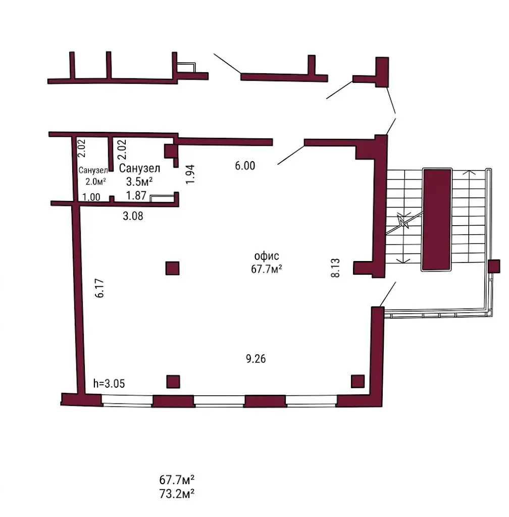 Аренда офиса на ул. Магистральная, д. 8 в Гродно, 2200BYN, код 17389 - фото 12