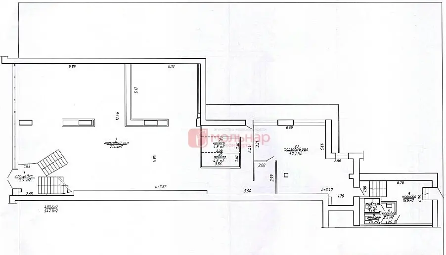 Снять торговое помещение на ул. Немига, д. 12А в Минске, 10410USD, код 966923 - фото 16