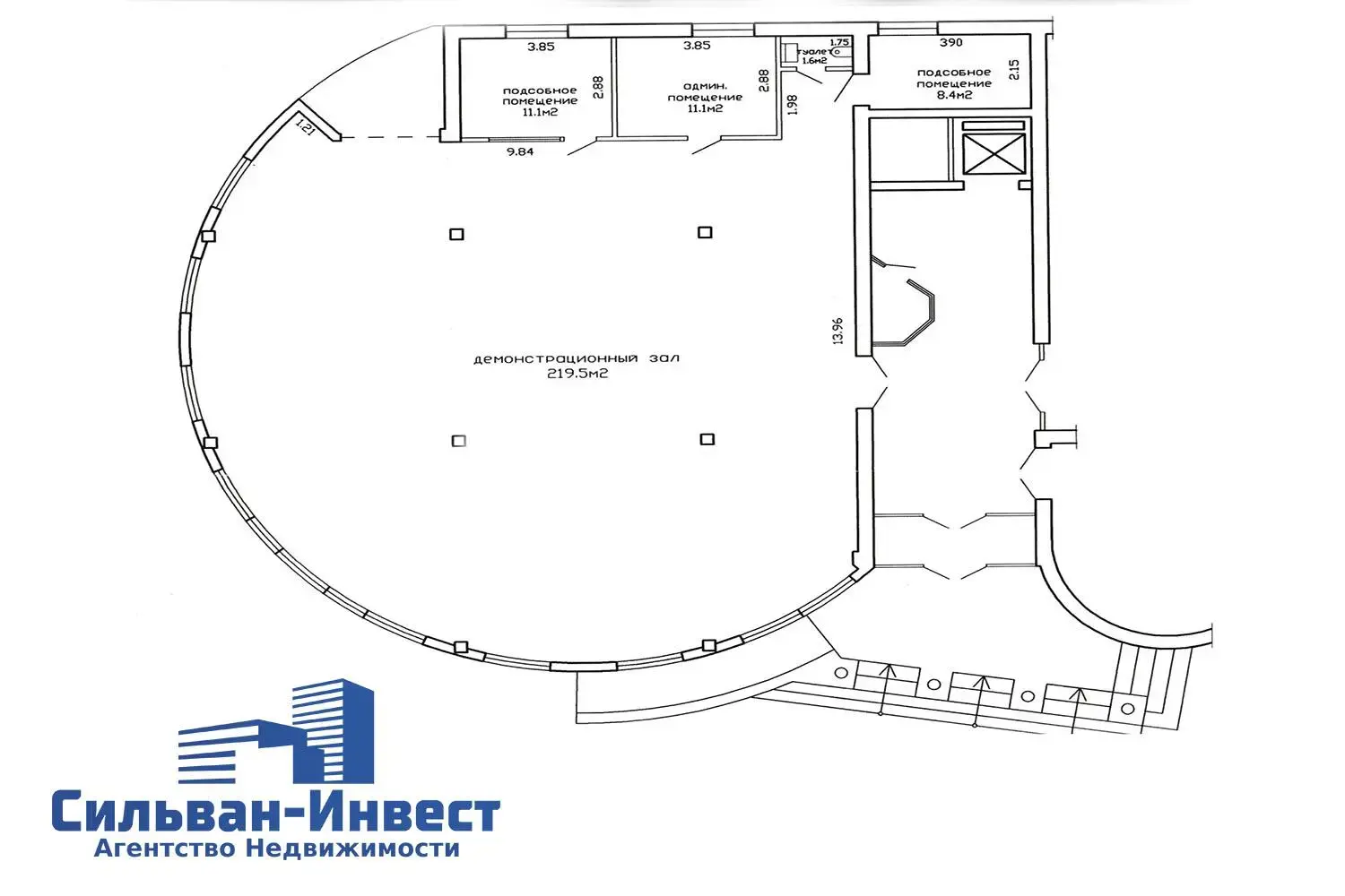 Снять торговую точку на ул. Лили Карастояновой, д. 32 в Минске, 2517EUR, код 968327 - фото 11