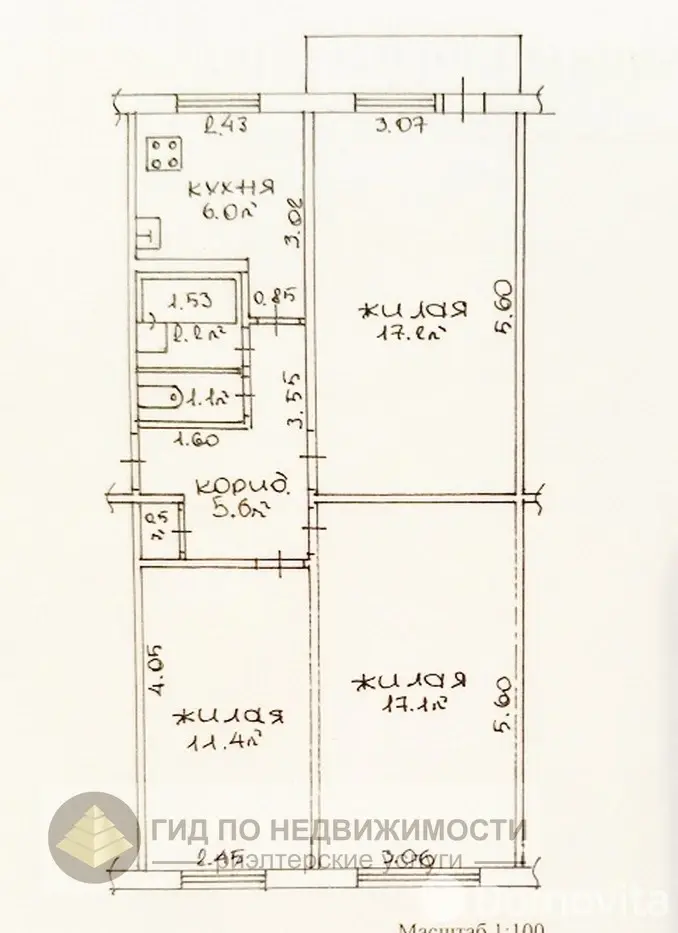 Продажа 3-комнатной квартиры в Гомеле, ул. Царикова, д. 82, 38500 USD, код: 1123326 - фото 2