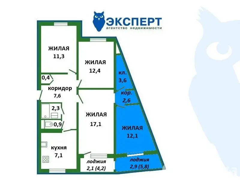 Продажа комнаты в Минске, пр-т Газеты Звязда, д. 69, цена 18500 USD, код 6971 - фото 13