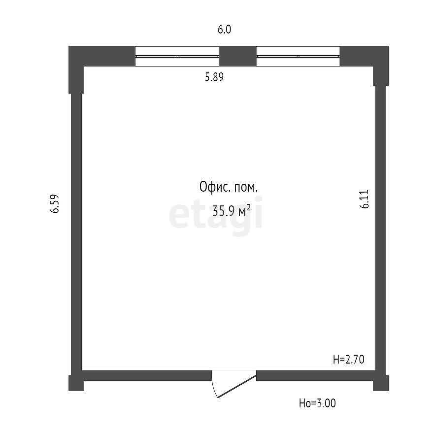 офис, Боровляны, ул. 40 лет Победы, д. 27/4, стоимость продажи 107 647 р.