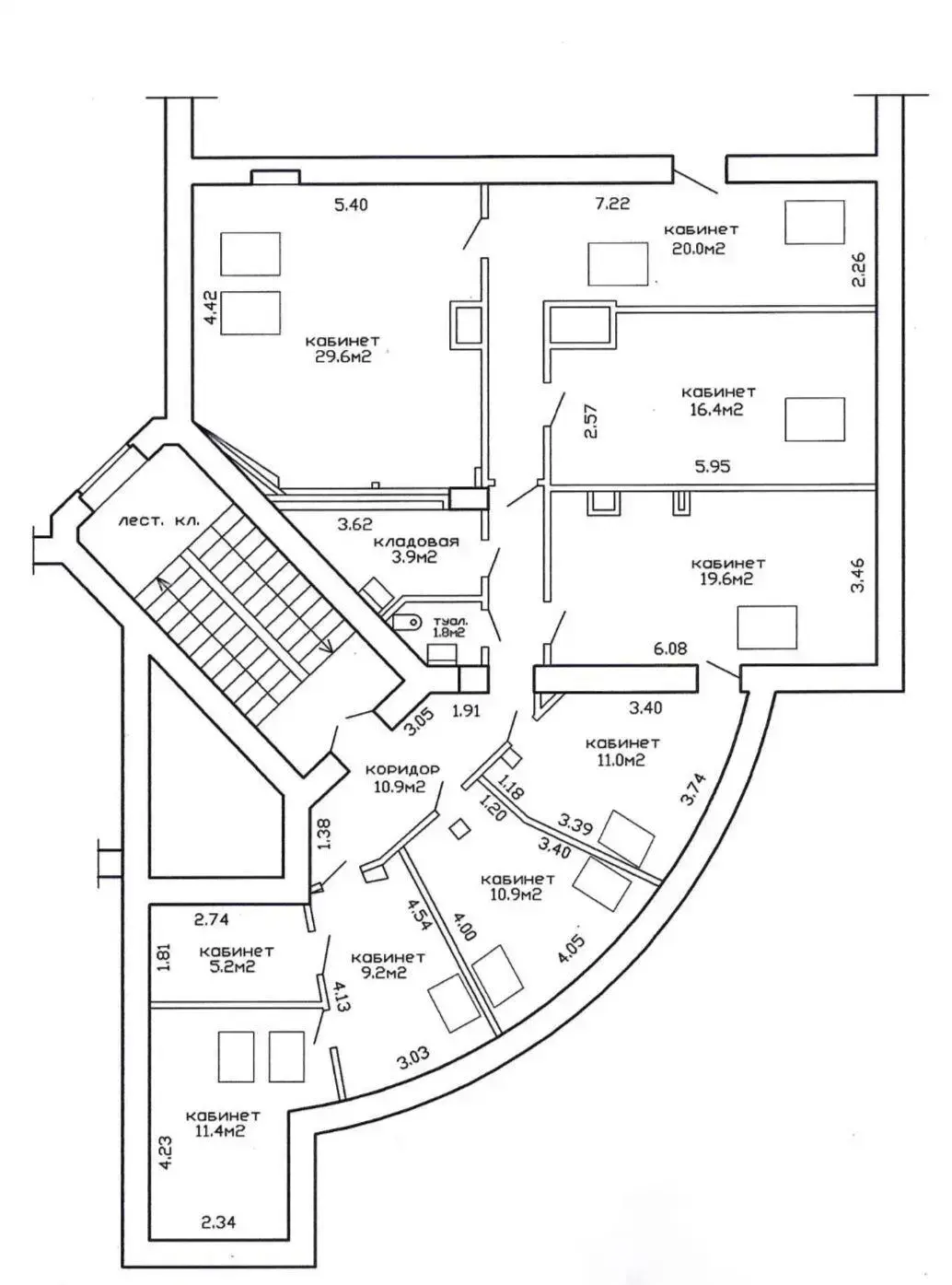 Аренда офиса на пр-т Независимости, д. 44 в Минске, 2384USD, код 15574 - фото 17
