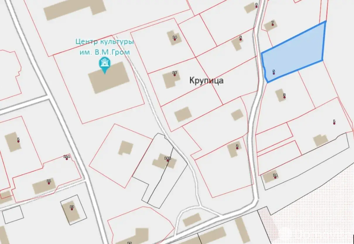 дом, Крупица, ул. Колхозная 