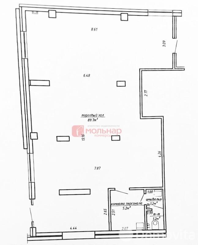 купить торговый объект, Минск, ул. Каменногорская, д. 6