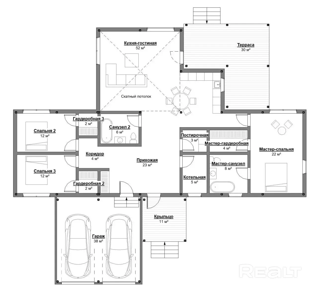 Аренда коттеджа Премиальный в Колодищах (ул. Верхняя) ждет вас! Полностью меблирован и готов к комфортному проживанию. Идеальное место для незабываемого отдыха! на сутки в Колодищах ул. Верхняя , 500BYN, код 1291 - фото 23