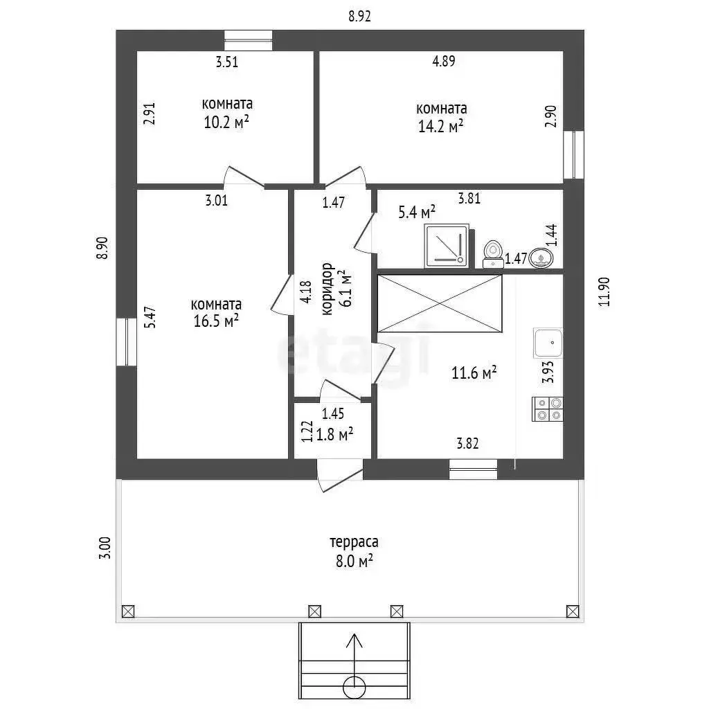Стоимость продажи дома, Бобровичи, ул. Лесная