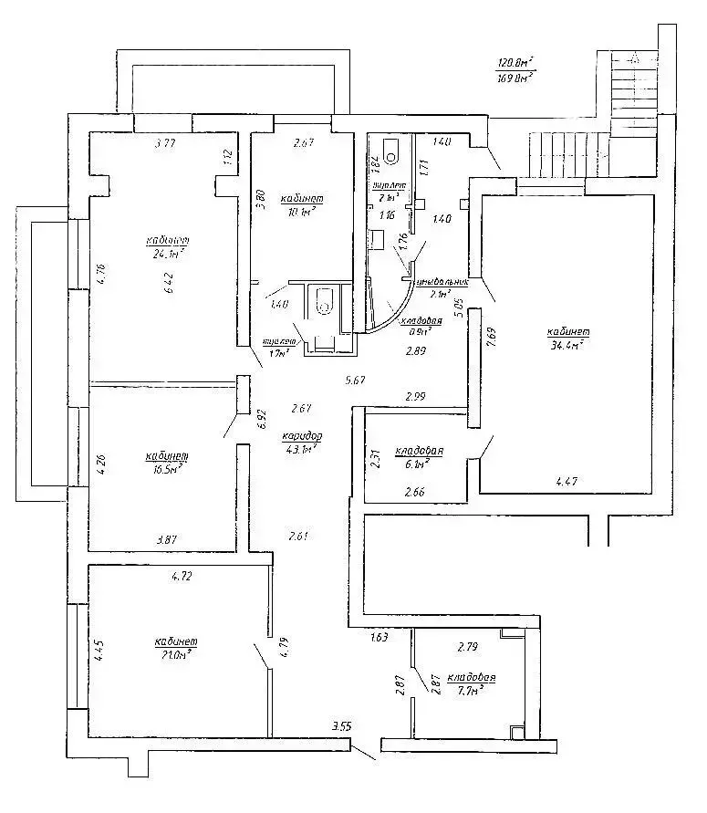 Цена аренды офиса, Минск, ул. Тепличная, д. 1