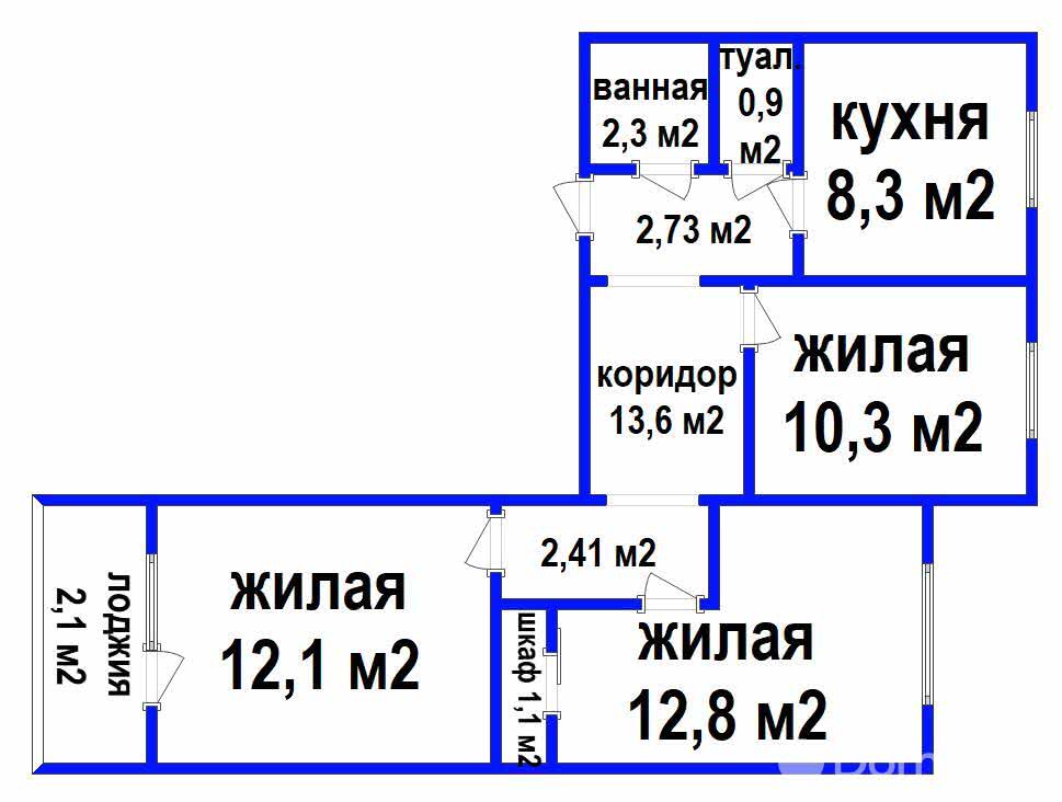 квартира, Минск, ул. Одинцова, д. 87