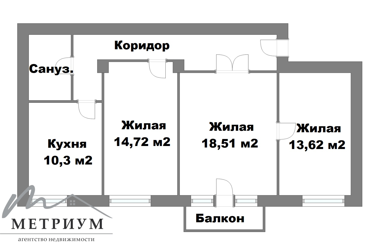 Продажа 3-комнатной квартиры в Минске, ул. Московская, д. 7, 89900 USD, код: 986482 - фото 3