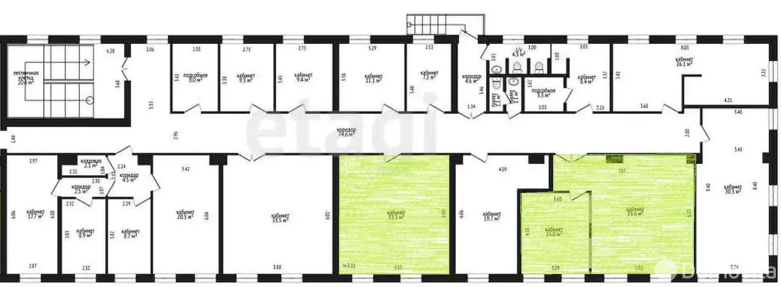 Аренда офиса на ул. Ольшевского, д. 16/Б в Минске, 838BYN, код 12385 - фото 6