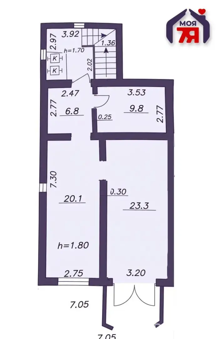 продажа коттеджа, Старобин, ул. Пушкина