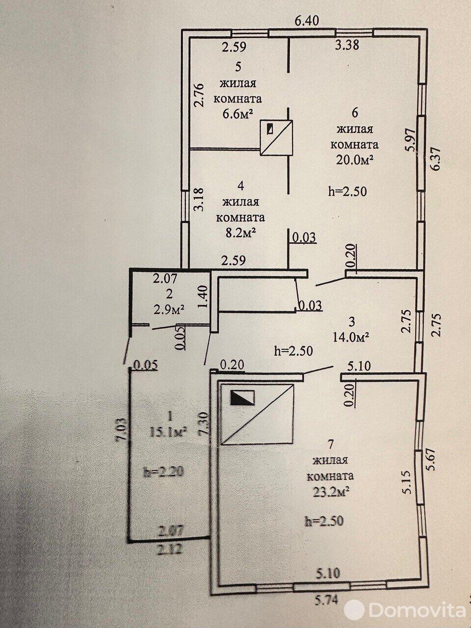 Продажа 1-этажного дома в Бобре, Минская область ул. Вокзальная, 7000USD, код 631611 - фото 4