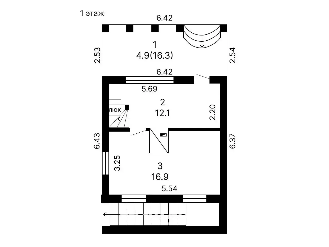Продажа 3-этажной дачи в Жукове Луге Минская область, 58000USD, код 184769 - фото 40