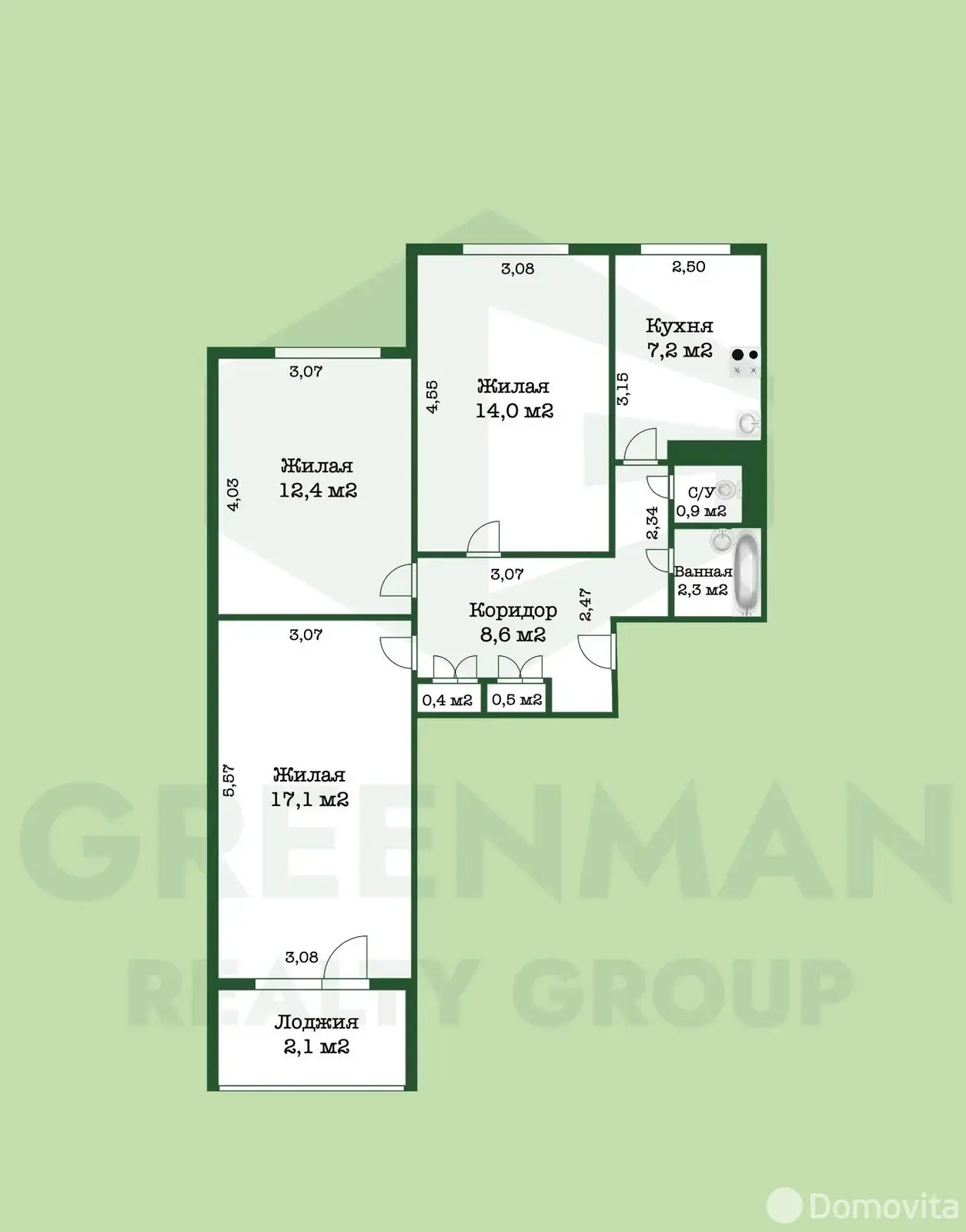 Продажа комнаты в Минске, ул. Слободская, д. 15, цена 30000 USD, код 6932 - фото 11