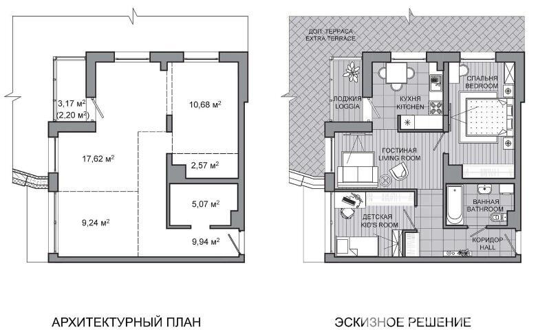 Купить 3-комнатную квартиру в Минске, ул. Игоря Лученка, д. 1, 85615 USD, код: 1066508 - фото 1