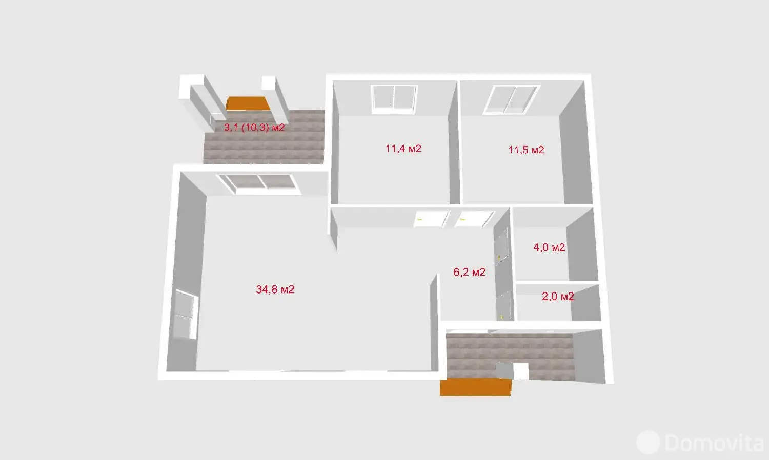 Купить 1-этажную дачу в Рабушках Минская область, 98900USD, код 184473 - фото 28