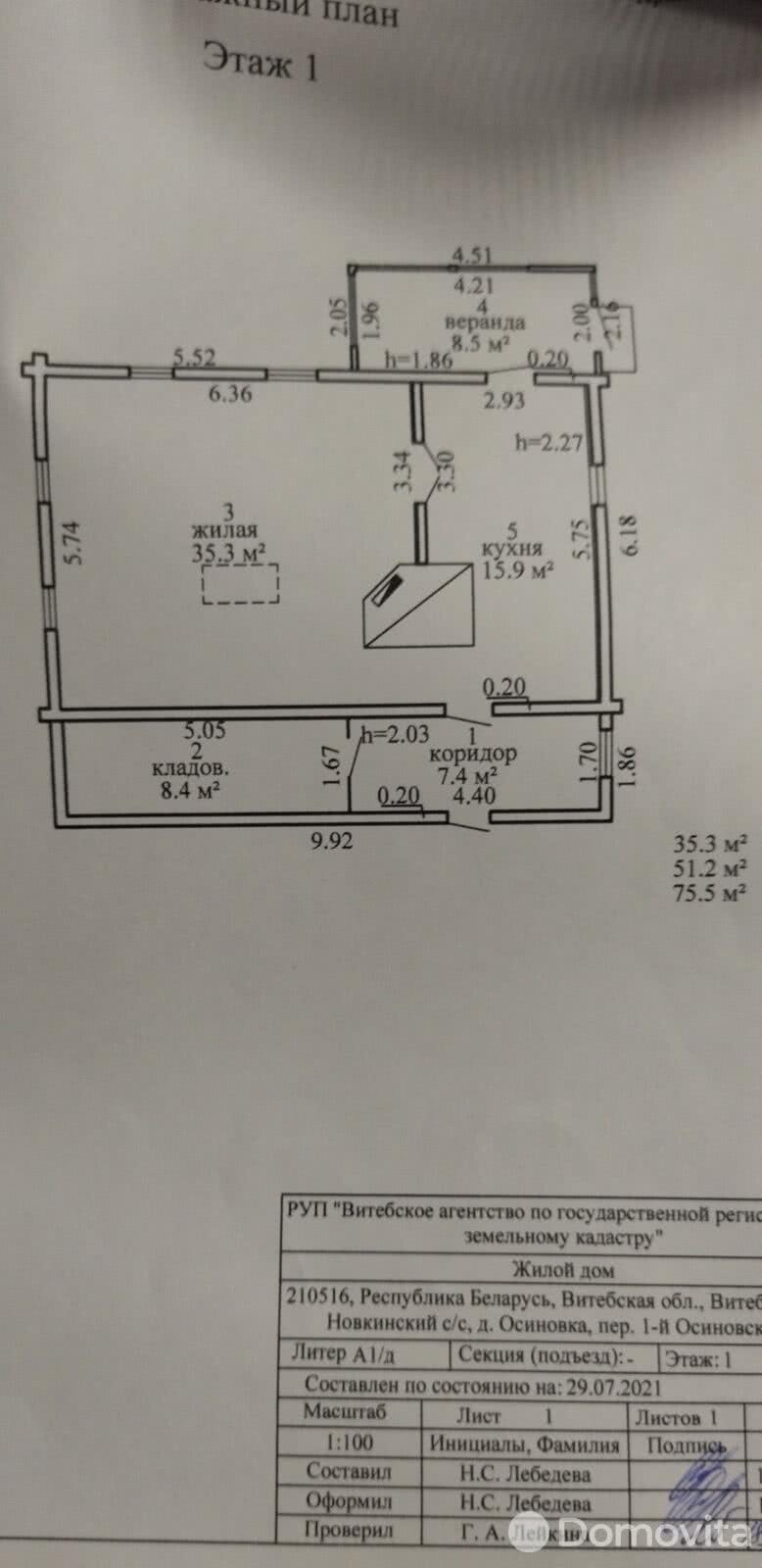 продажа коттеджа, Осиновка, пер. 1-й Осиновский, д. 3