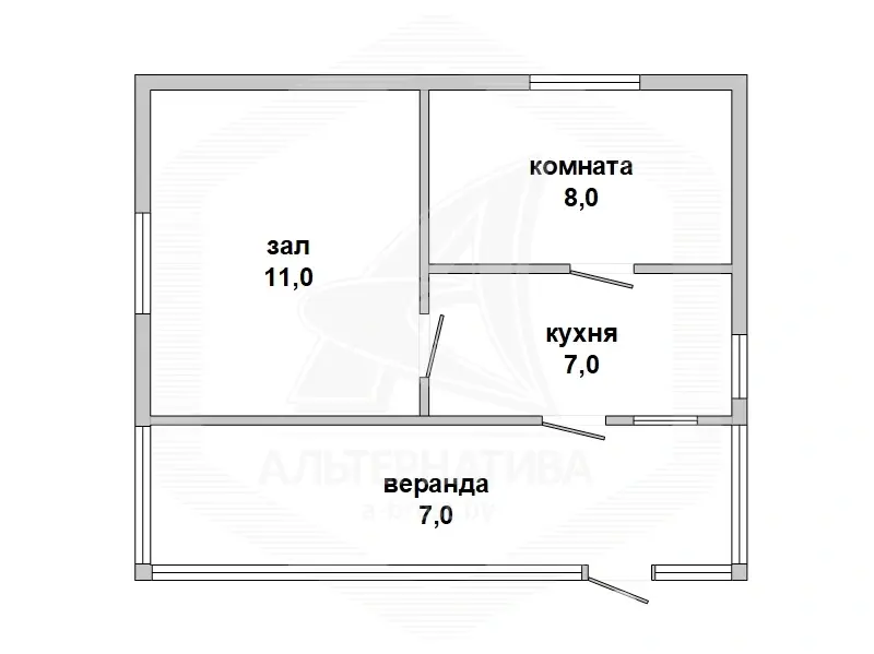 Продажа 2-этажной дачи в Верасы-1 Брестская область, 21600USD, код 161957 - фото 24