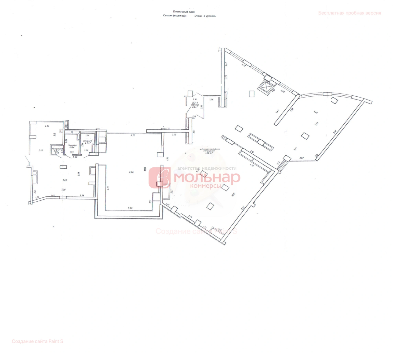 Аренда офиса на пр-т Победителей, д. 27 в Минске, 2954EUR, код 14981 - фото 15