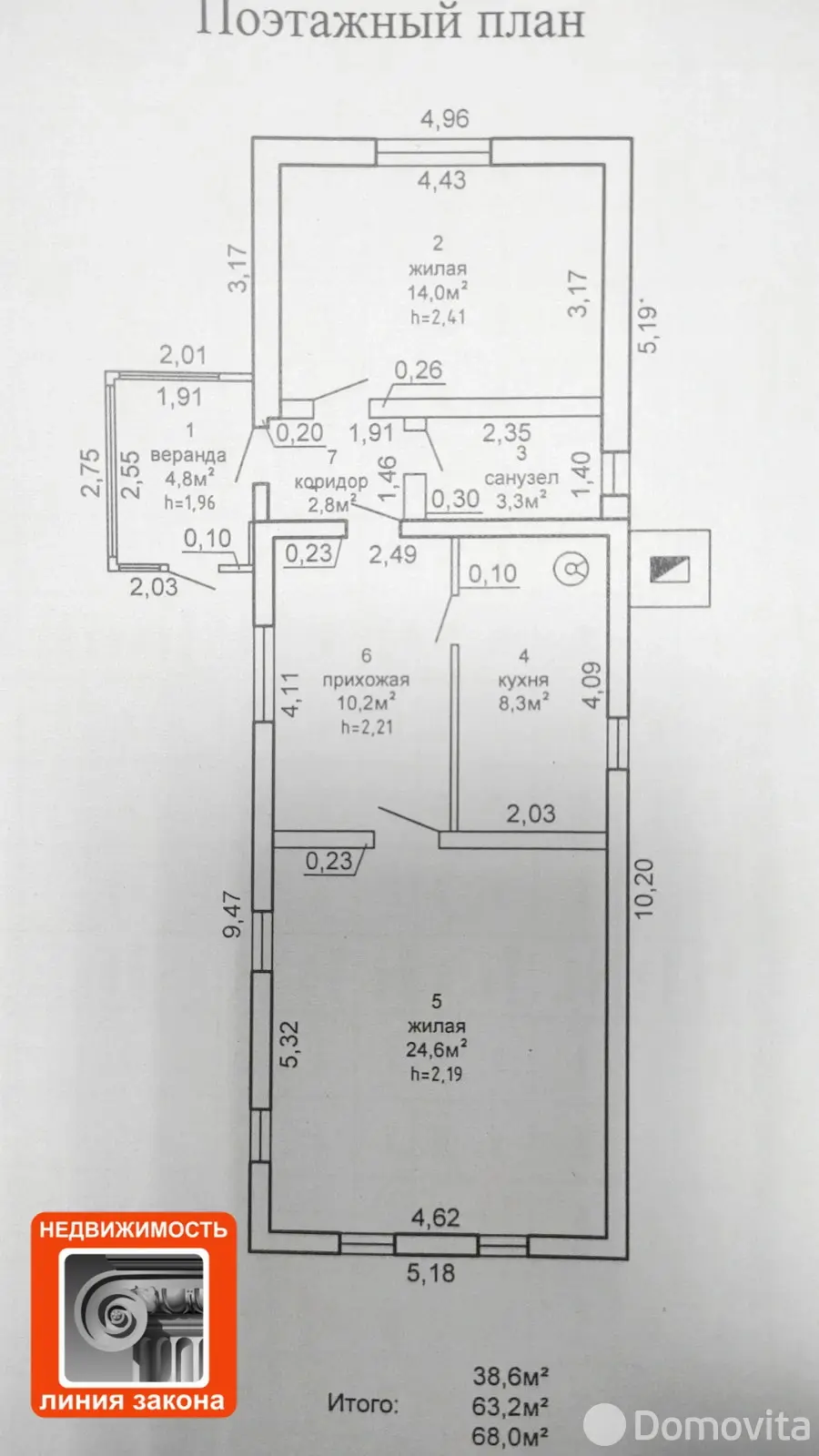 Стоимость продажи коттеджа, Носовичи, ул. Полевая