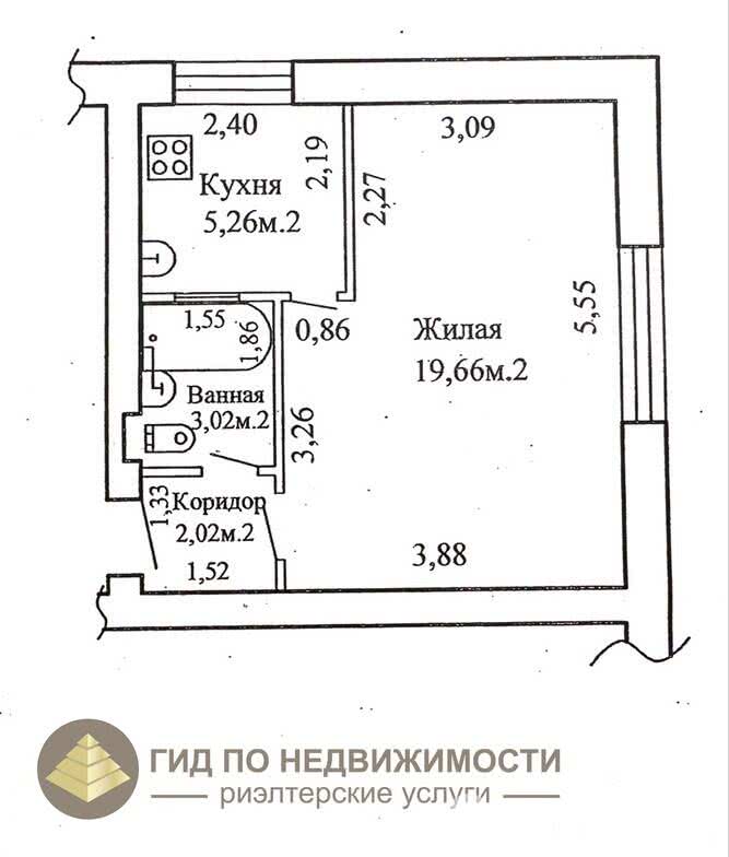 квартира, Гомель, ул. Рогачевская, д. 2А