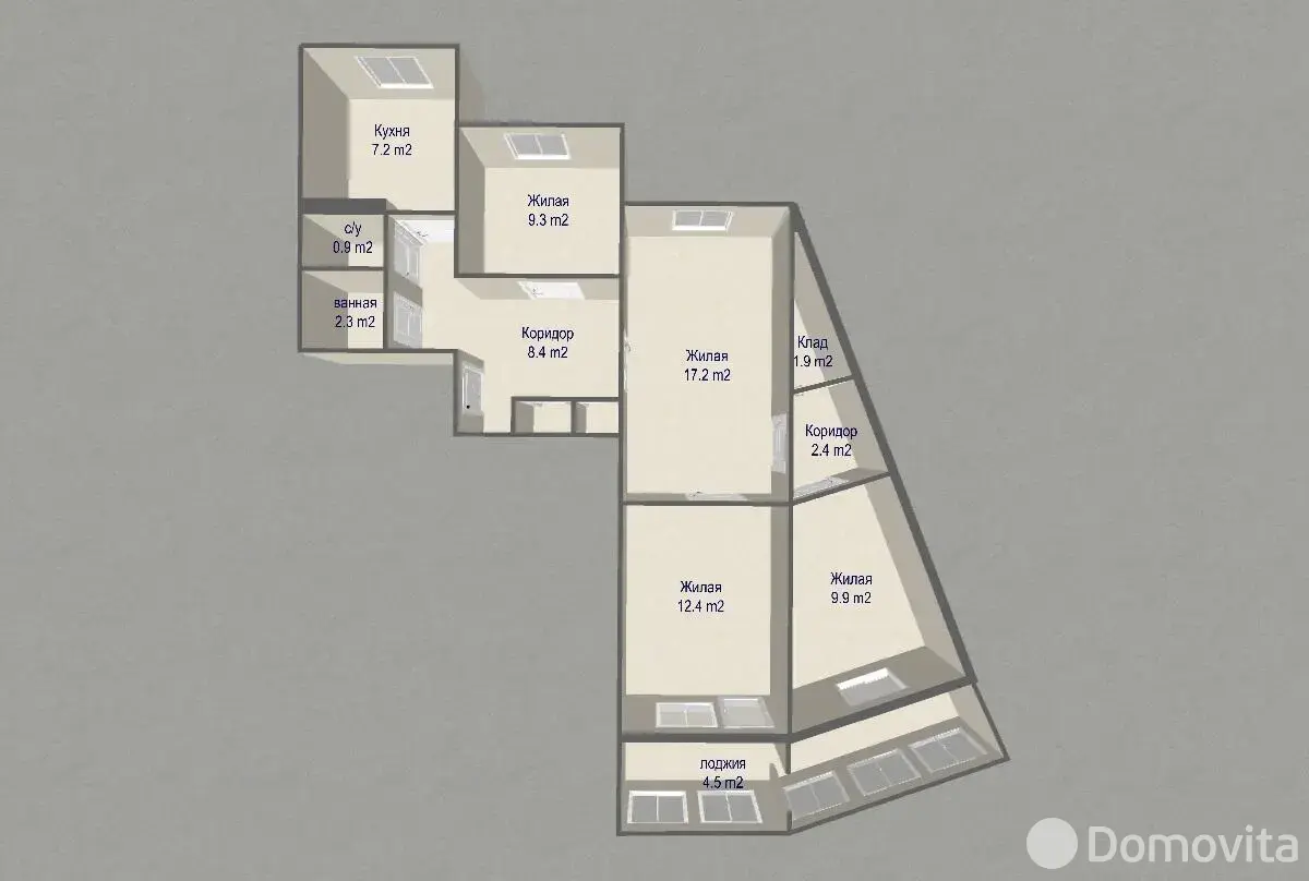 комната, Минск, ул. Байкальская, д. 45, стоимость продажи 163 850 р.