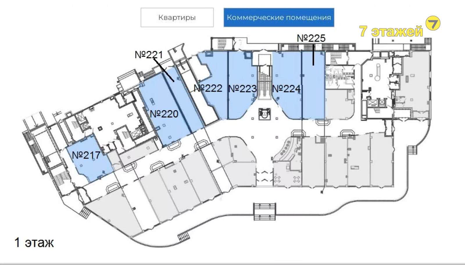 Купить торговое помещение на ул. Петра Мстиславца, д. 12 в Минске, 344480EUR, код 995411 - фото 2