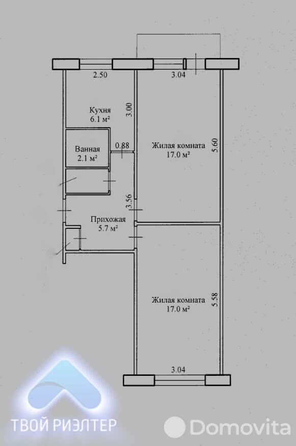 продажа квартиры, Речица, ул. Спортивная, д. 11