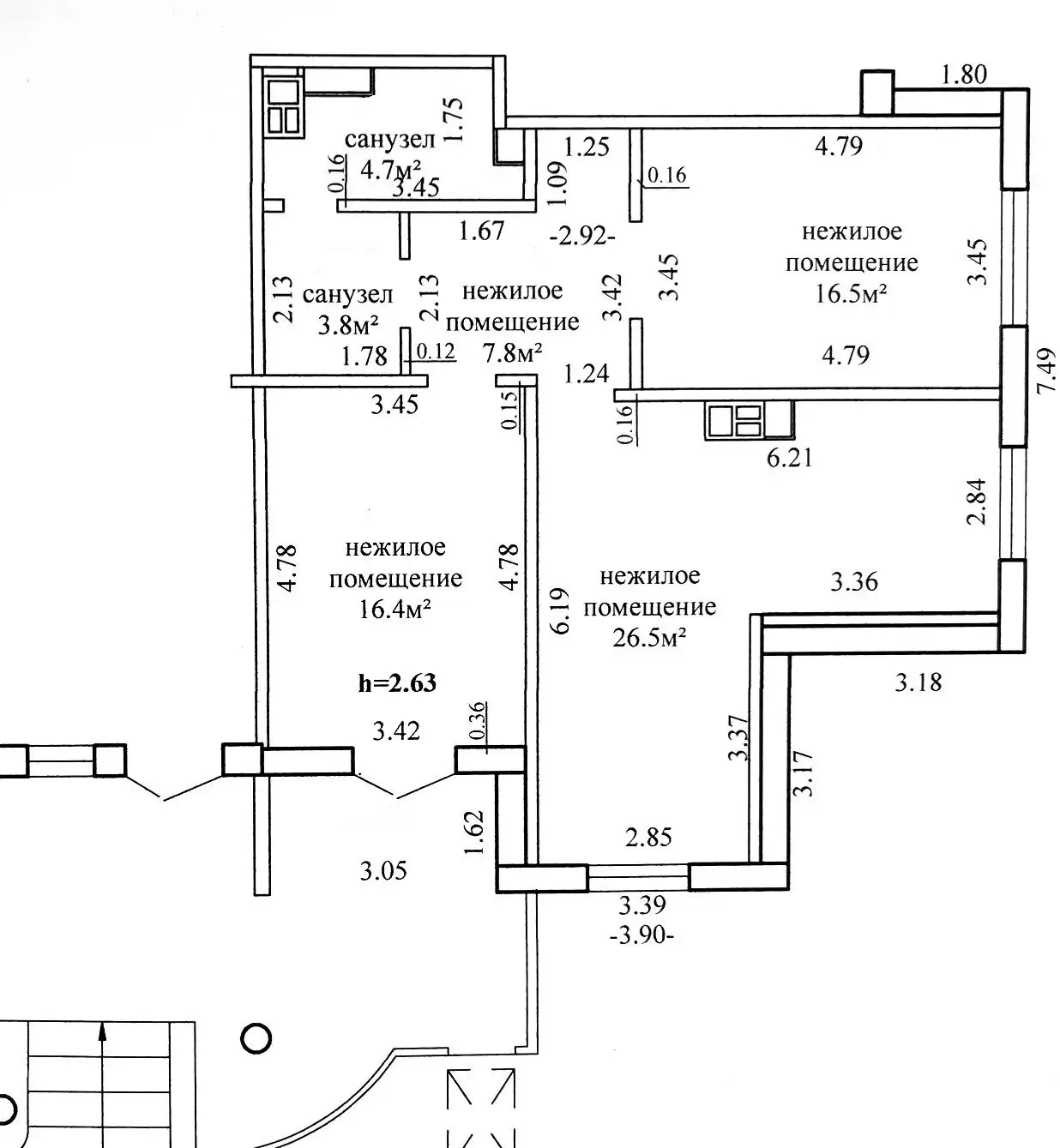 Купить офис на ул. Валентины Макаровой, д. 2А в Гродно, 92900USD, код 9274 - фото 12