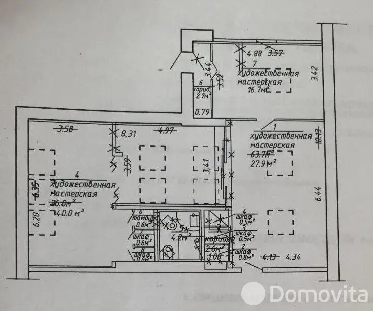 Аренда офиса на пр-т Независимости, д. 44 в Минске, 1520USD, код 15575 - фото 13