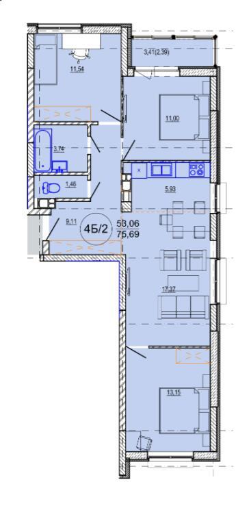 Цена продажи квартиры, Минск, ул. Кузьмы Минина, д. 5