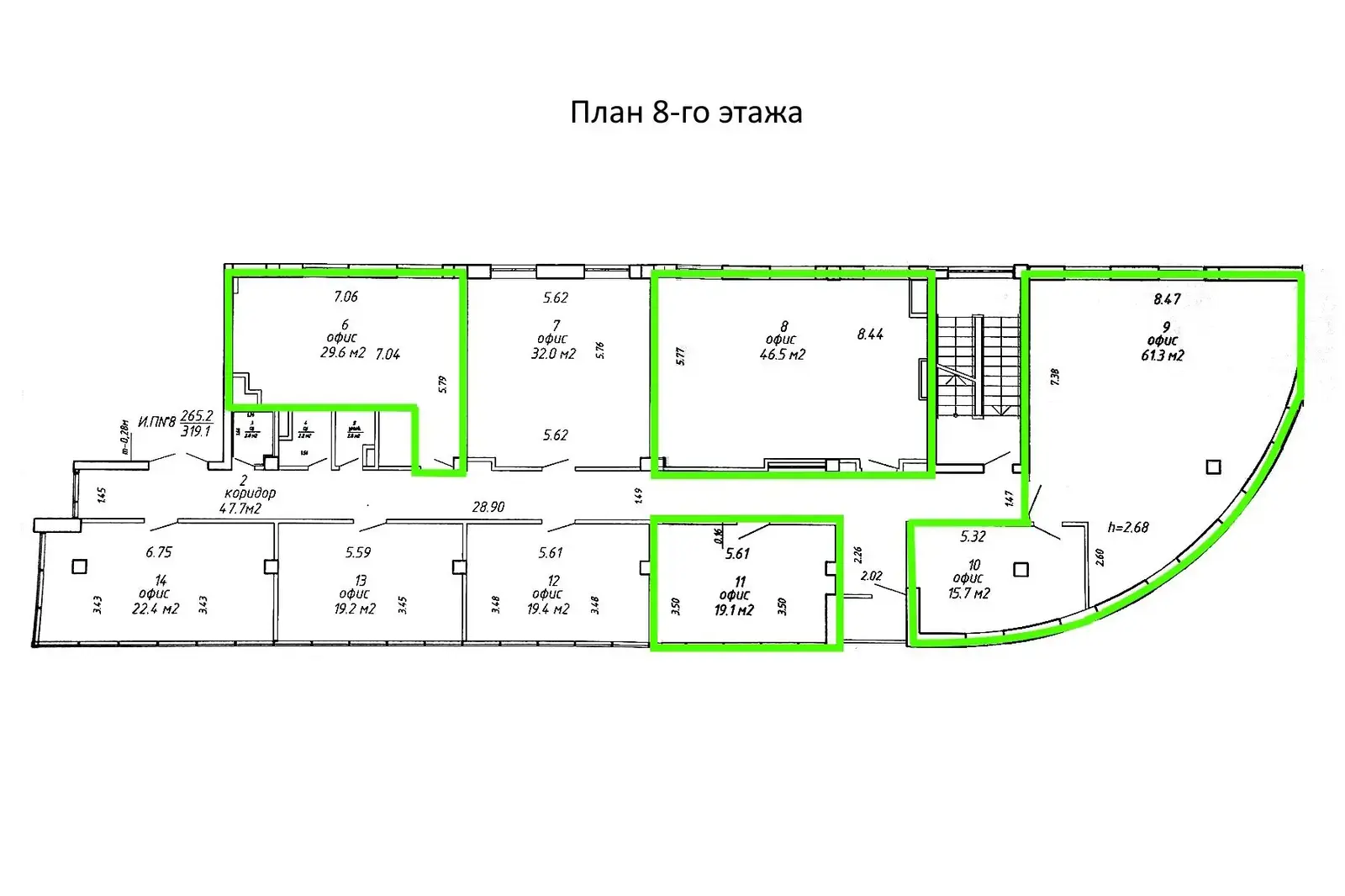 Аренда офиса на ул. Гусовского, д. 10 в Минске, 800BYN, код 14551 - фото 19