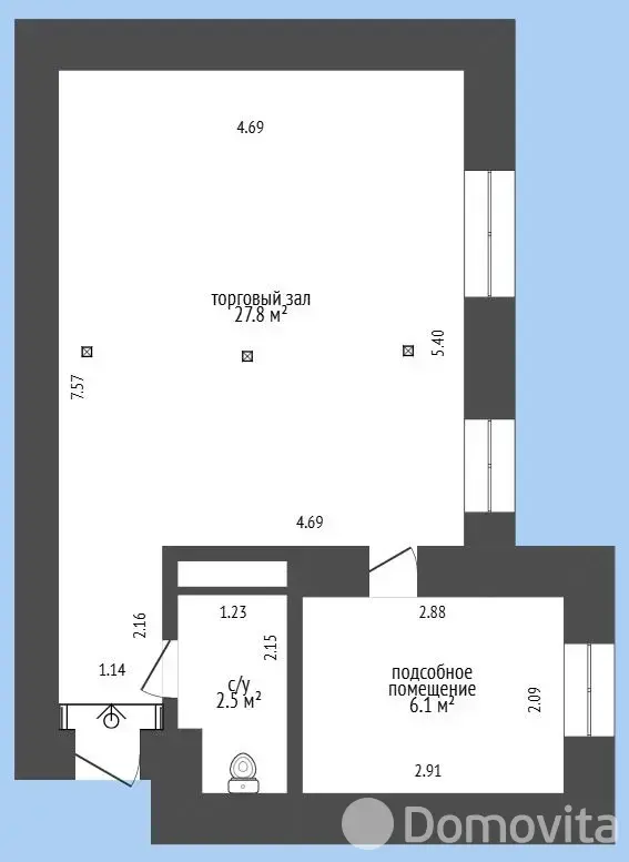 торговый объект, Минск, ул. Комсомольская, д. 26 на ст. метро Купаловская
