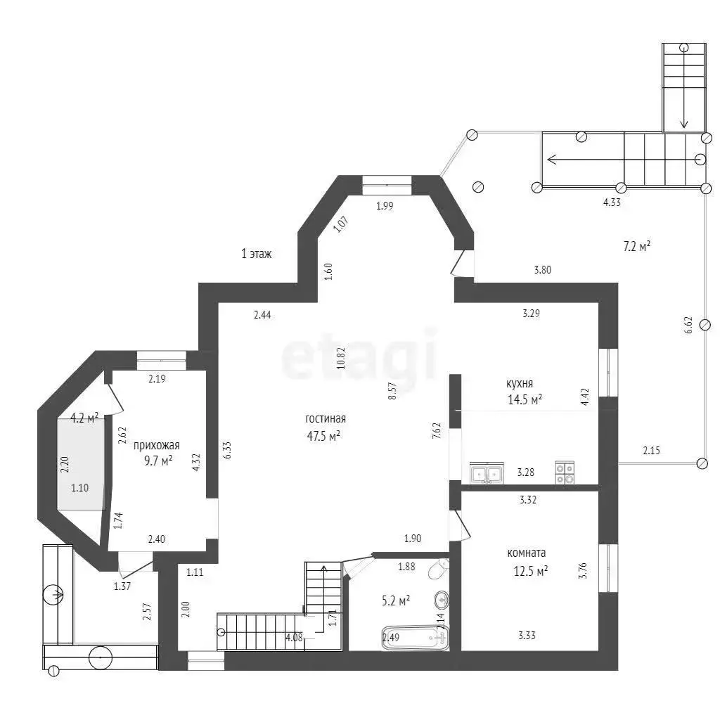 дом, Чуденичи, ул. Лесная - лучшее предложение