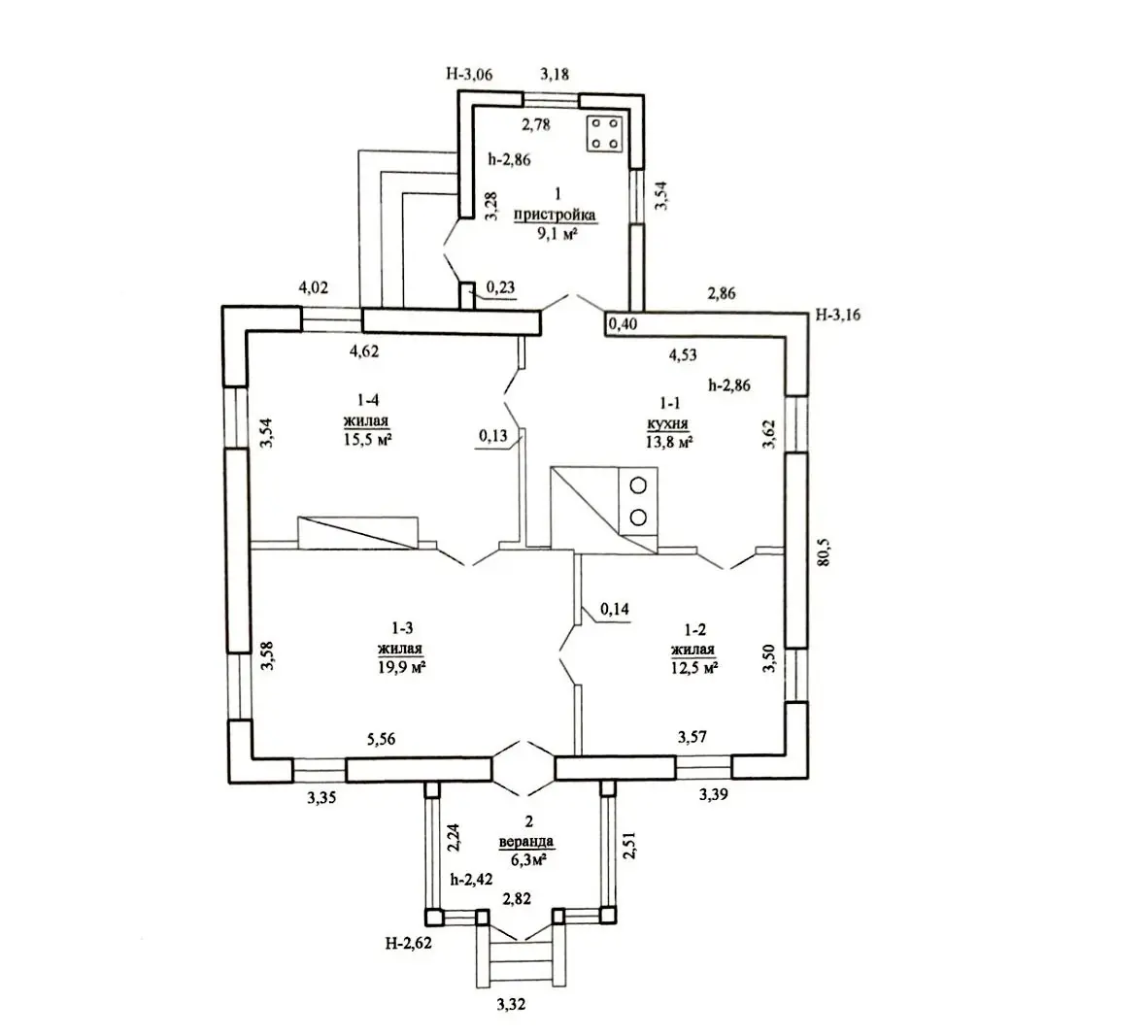 коттедж, Малые Эйсмонты, 