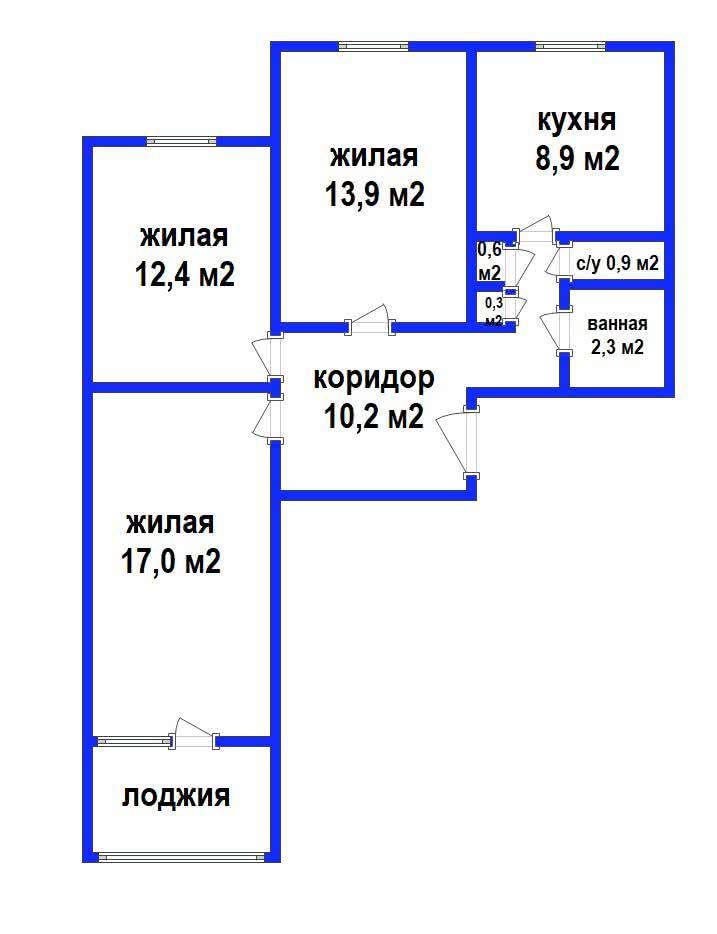 квартира, Минск, ул. Жуковского, д. 25 