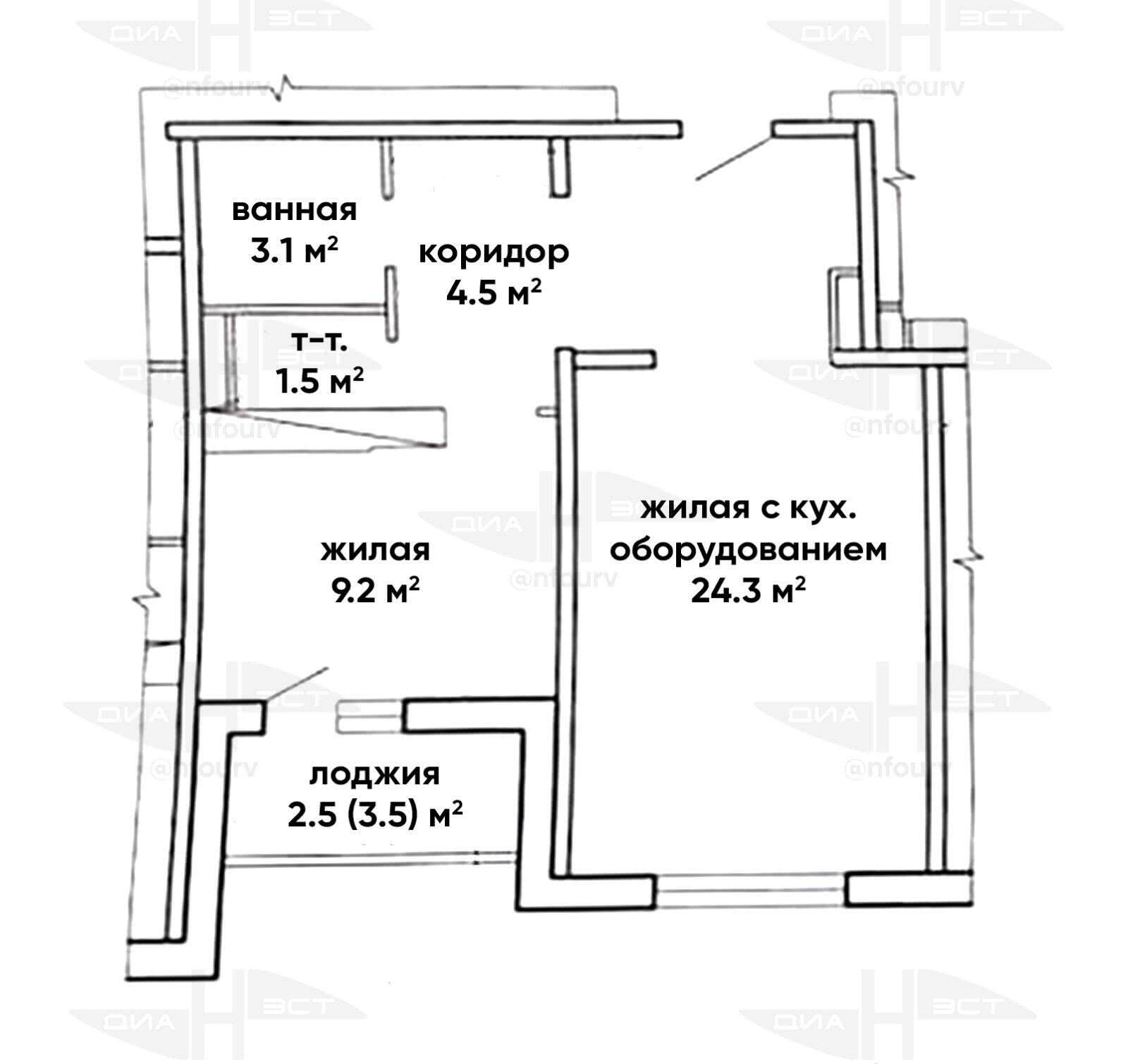 Продажа 2-комнатной квартиры в Копище, ул. Пилотная, д. 24, 75900 USD, код: 1015851 - фото 1