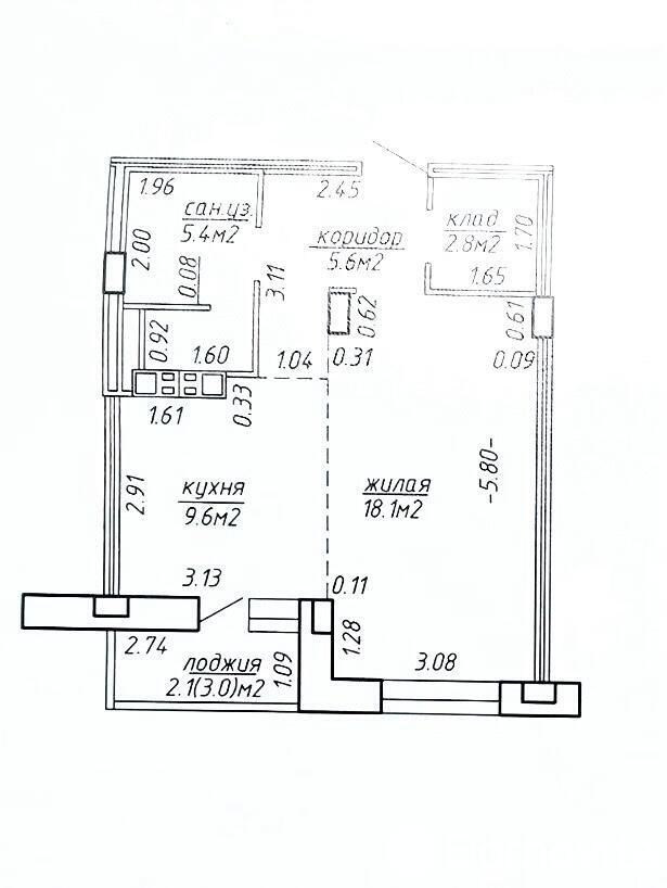 Купить 1-комнатную квартиру в Минске, пр-т Победителей, д. 119, 97700 USD, код: 1099555 - фото 2