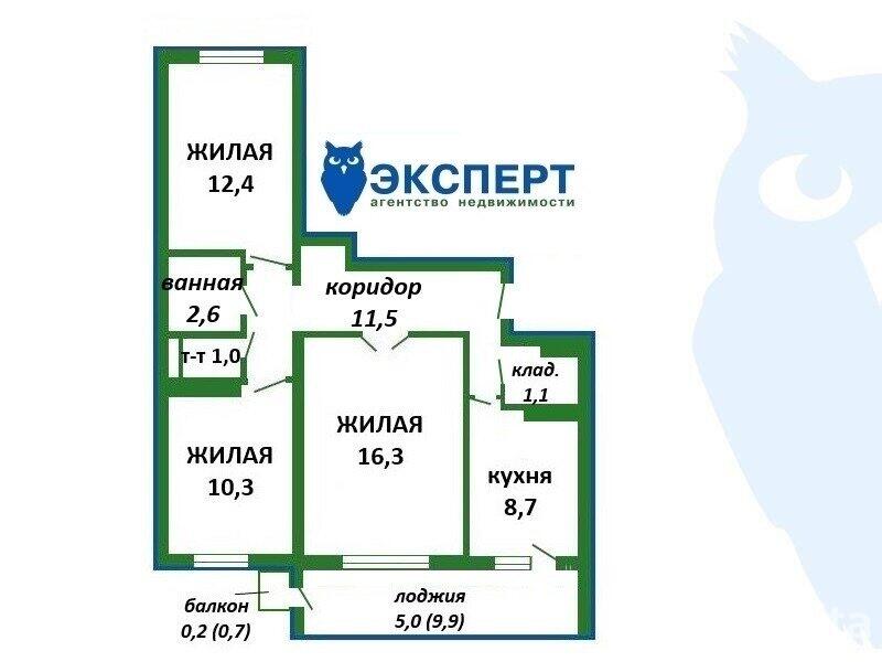 Стоимость продажи квартиры, Минск, ул. Руссиянова, д. 4