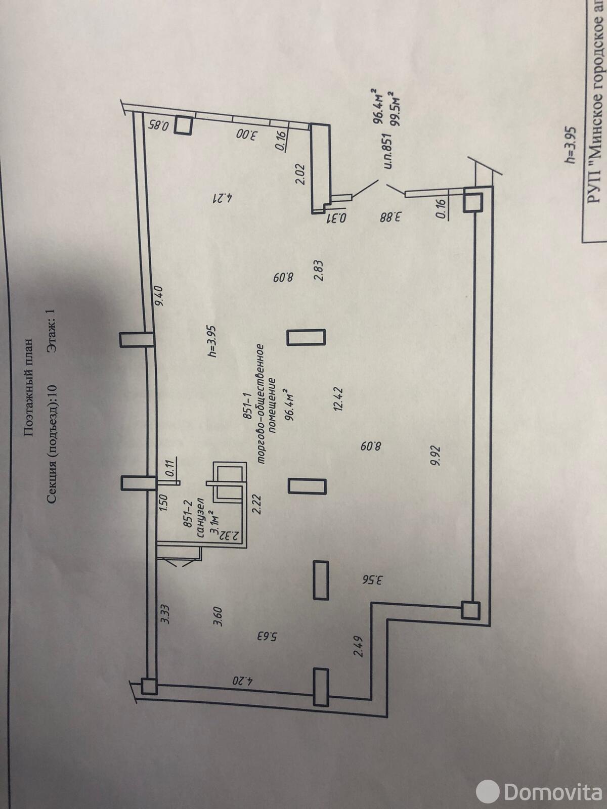 Снять торговую точку на пр-т Дзержинского, д. 11 в Минске, 1094EUR, код 966163 - фото 6