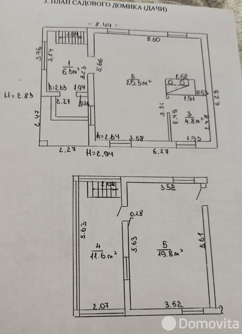 Цена продажи дачи, Жлобинский Сейбит, д. 106
