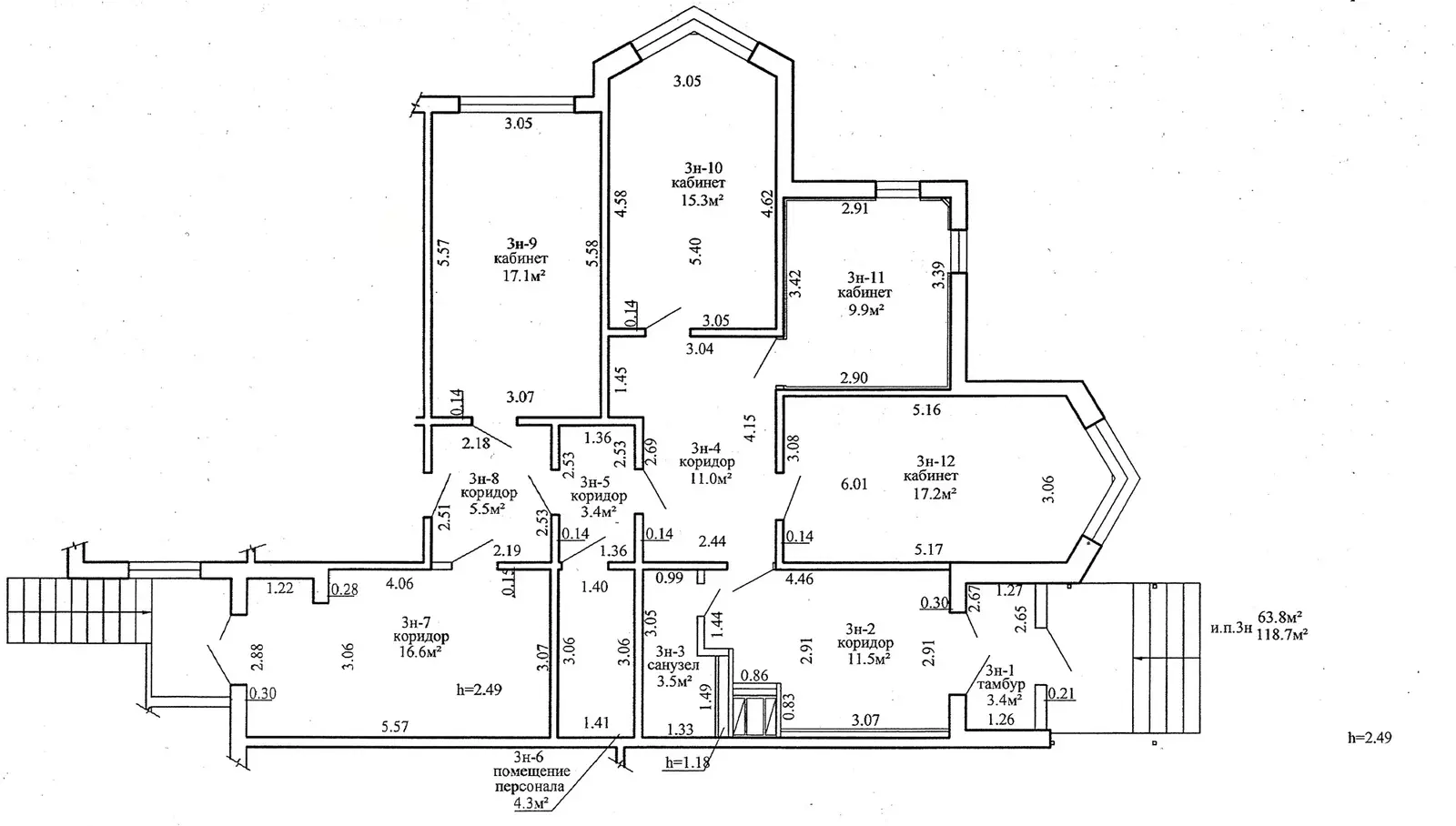 Купить офис на ул. Денисовская, д. 31 в Минске, 283000USD, код 8669 - фото 34