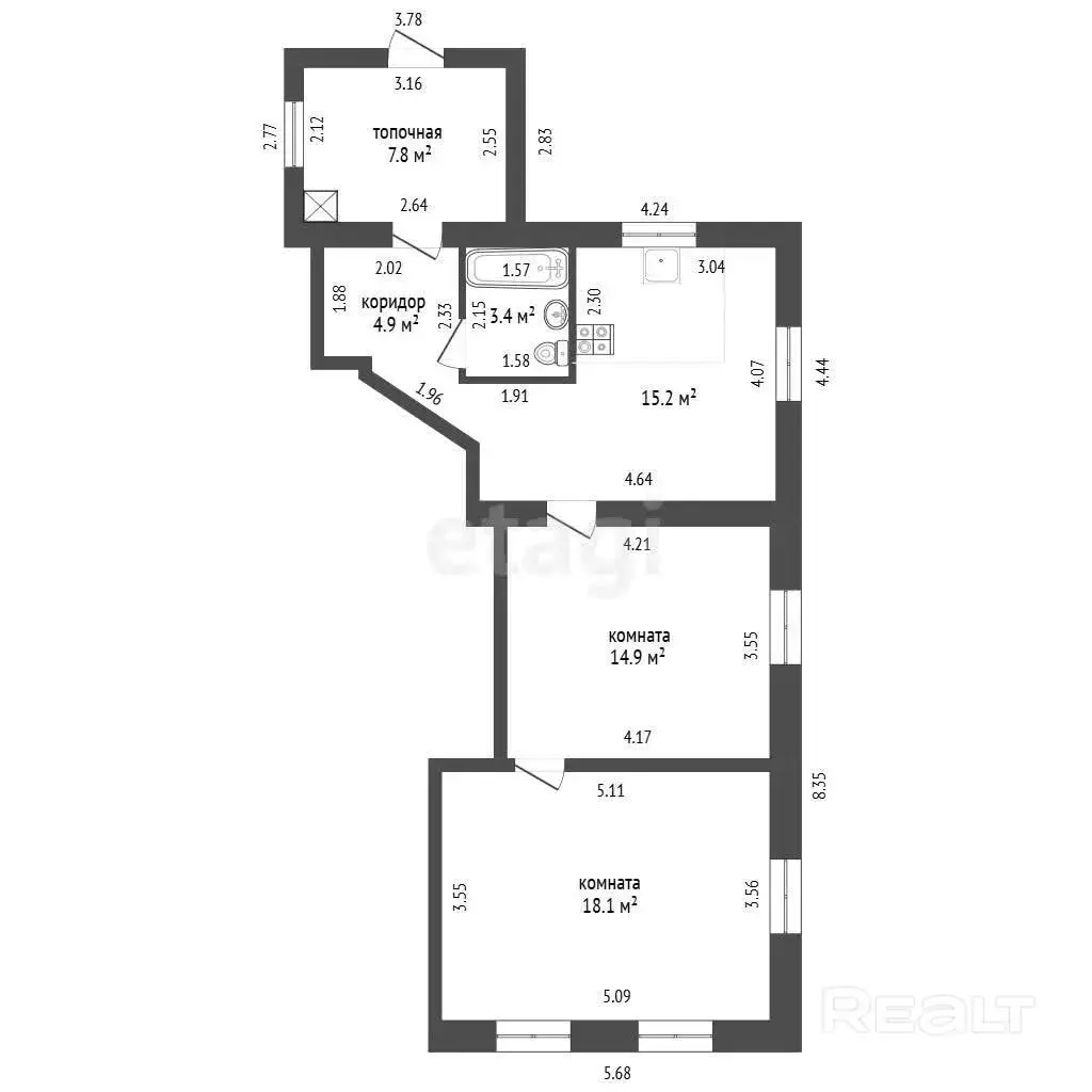 продажа коттеджа, Колодищи, ул. Пушкина, д. 34