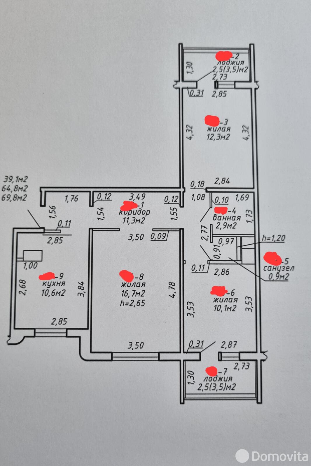 Цена продажи квартиры, Гомель, ул. Пенязькова Д.Н., д. 23