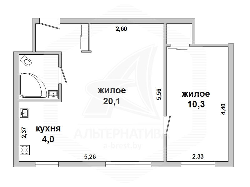 купить квартиру, Брест, ул. Гоголя