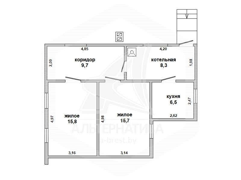 Продажа 2-комнатной квартиры в Бресте, ул. Боброва, 23000 USD, код: 771341 - фото 4