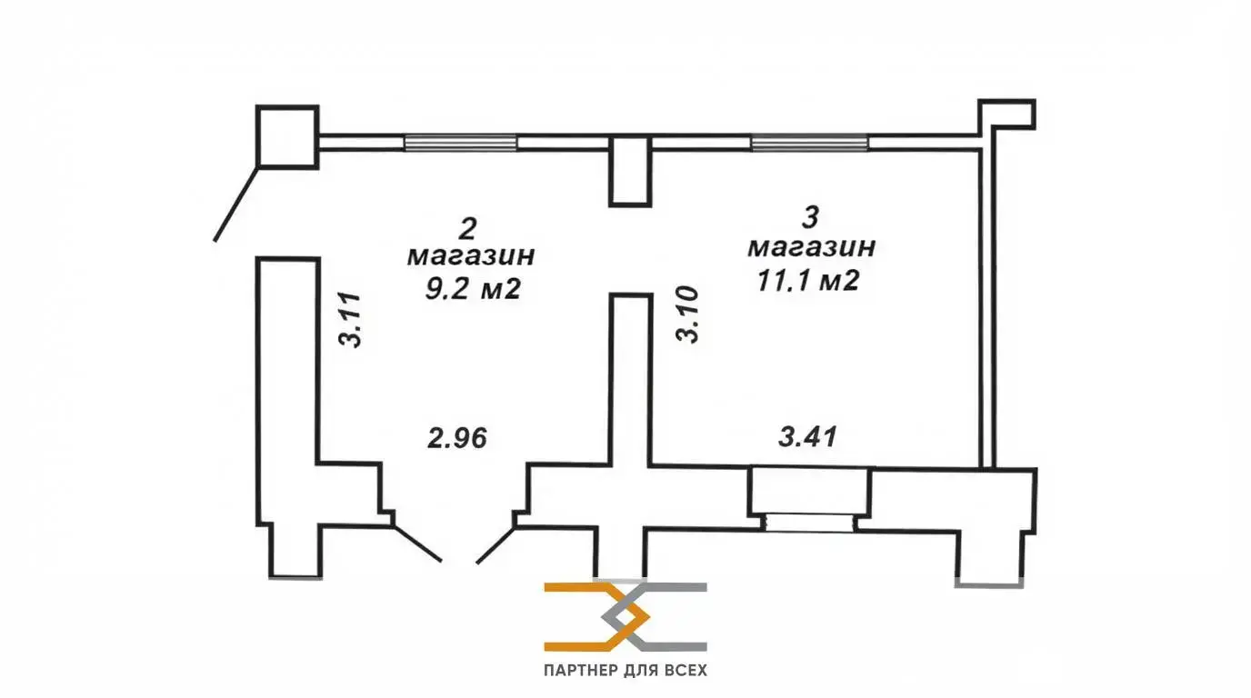 Купить помещение под сферу услуг в Минске, пр-т Партизанский, д. 8 - фото 11
