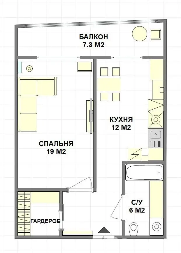 Снять 1-комнатную квартиру в Минске, пр-т Дзержинского, д. 119, 510USD, код 150820 - фото 14