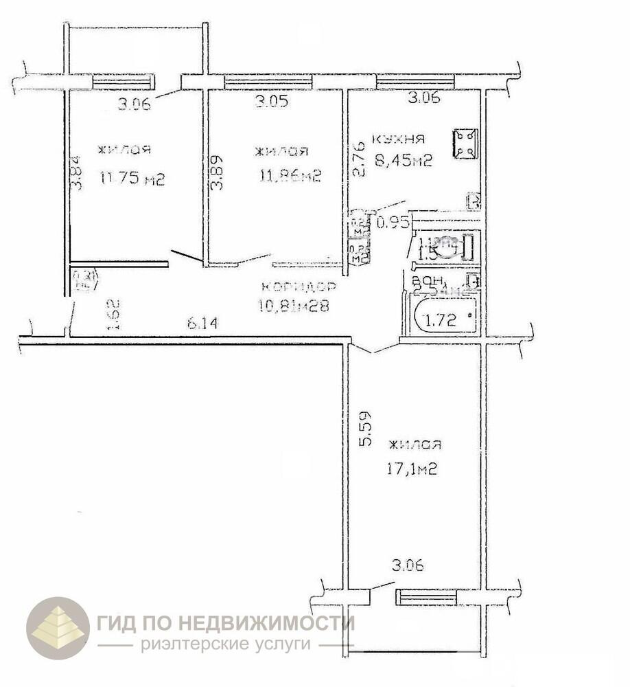 продажа квартиры, Гомель, ул. Якуба Коласа, д. 17